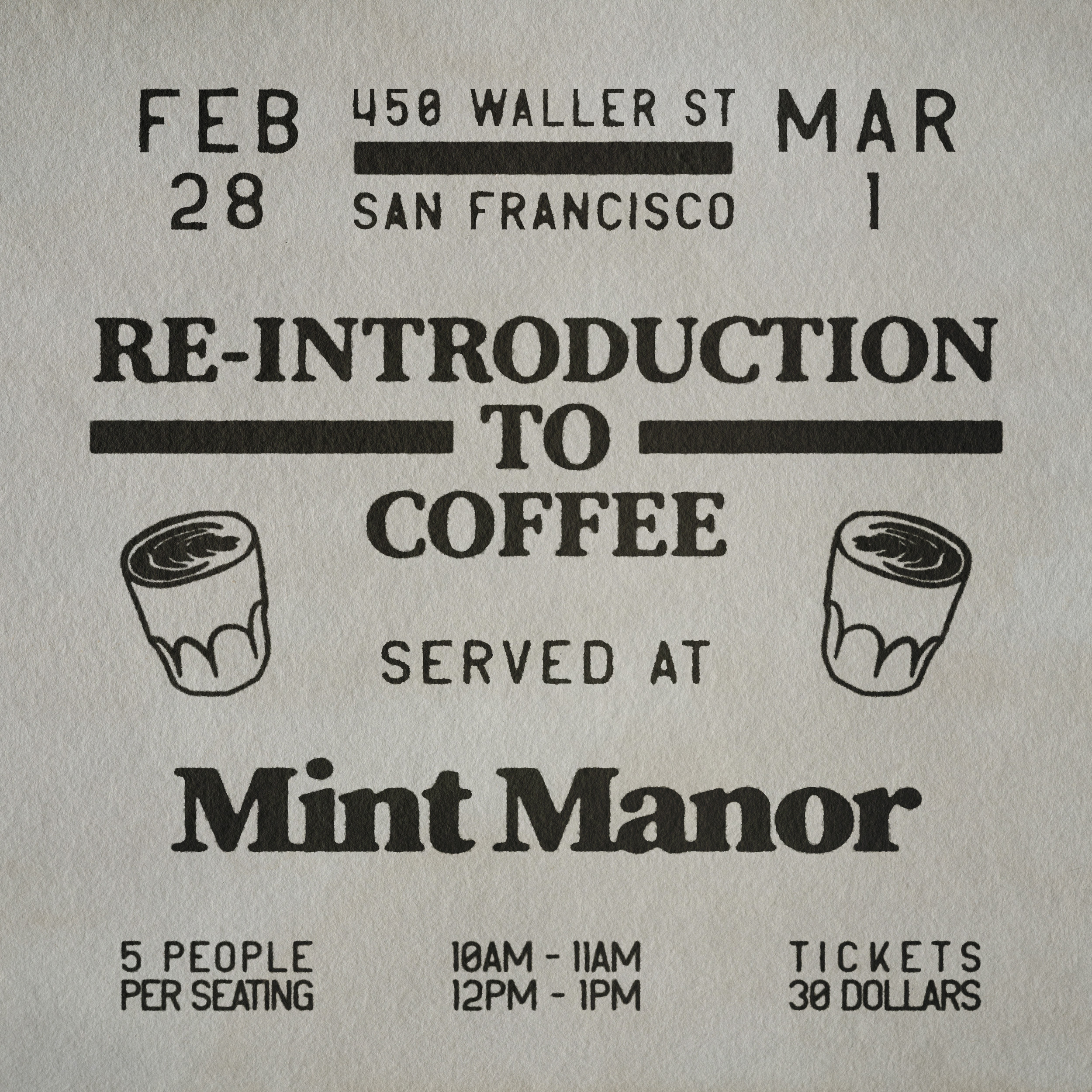 Coffee Tasting Event
